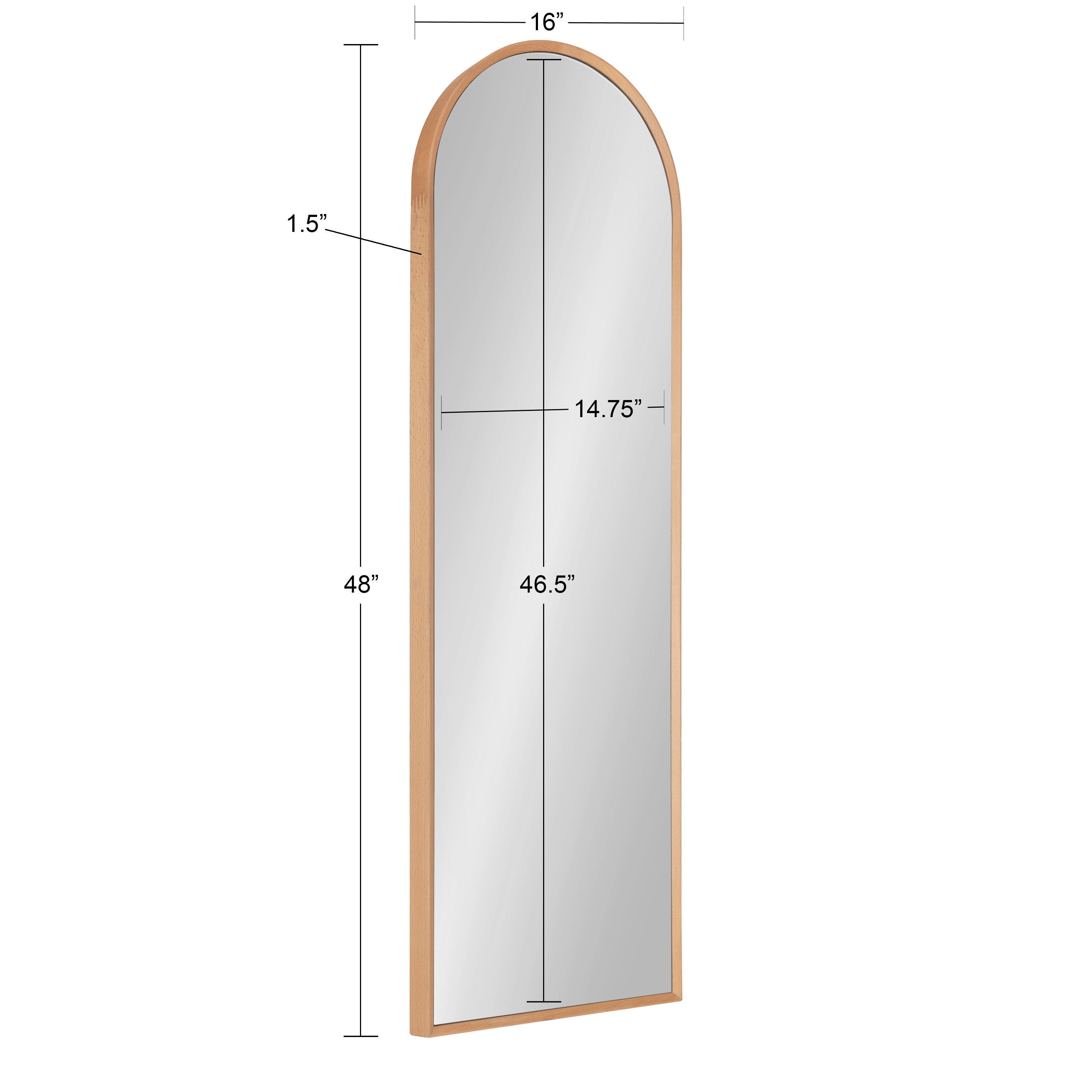 Nordlund Framed Arch Wall Mirror
