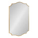 Scallop Mirror Gold 20x30 1