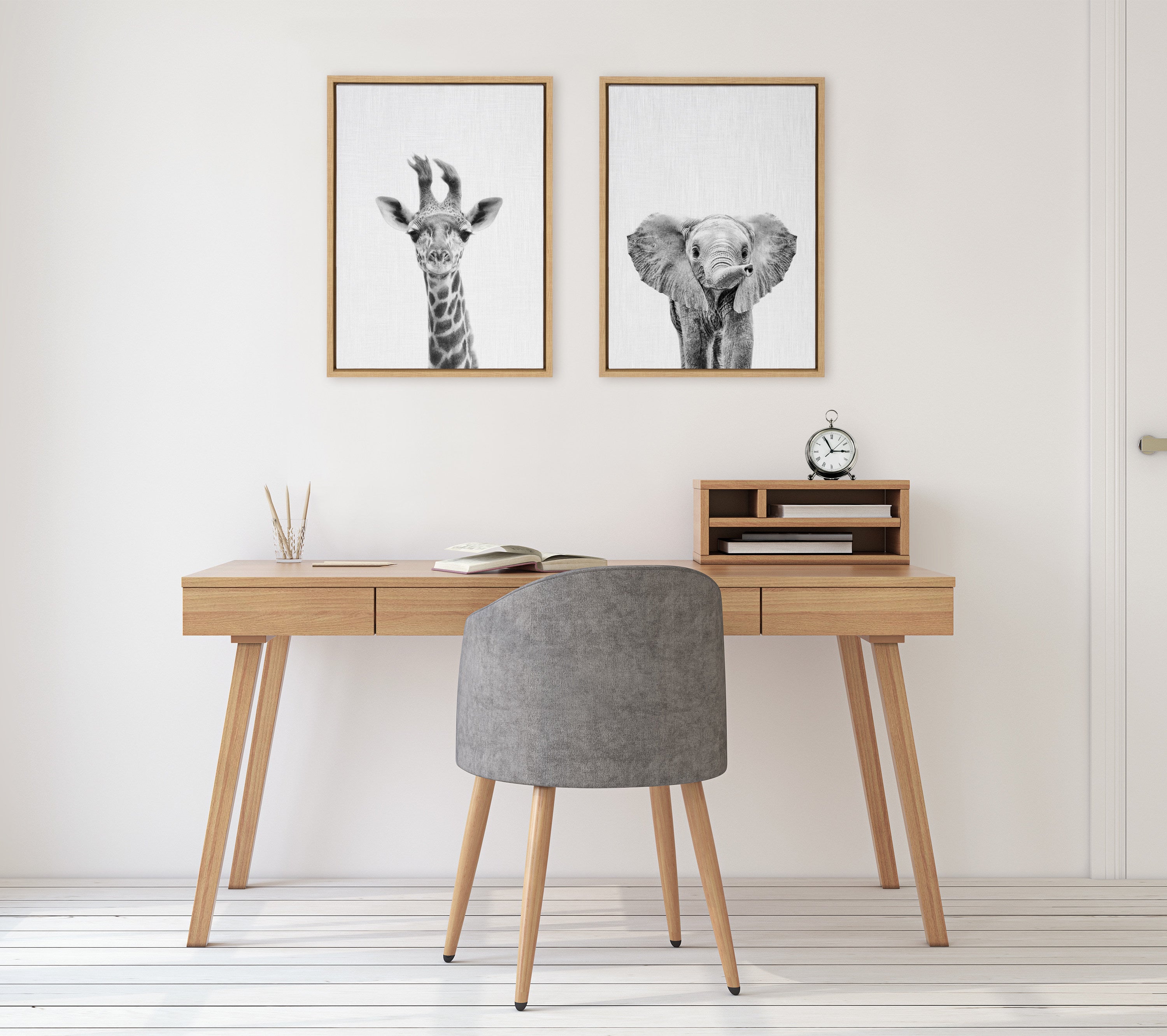 Art Set Sylvie Natural 2 Piece Set 18x24 5