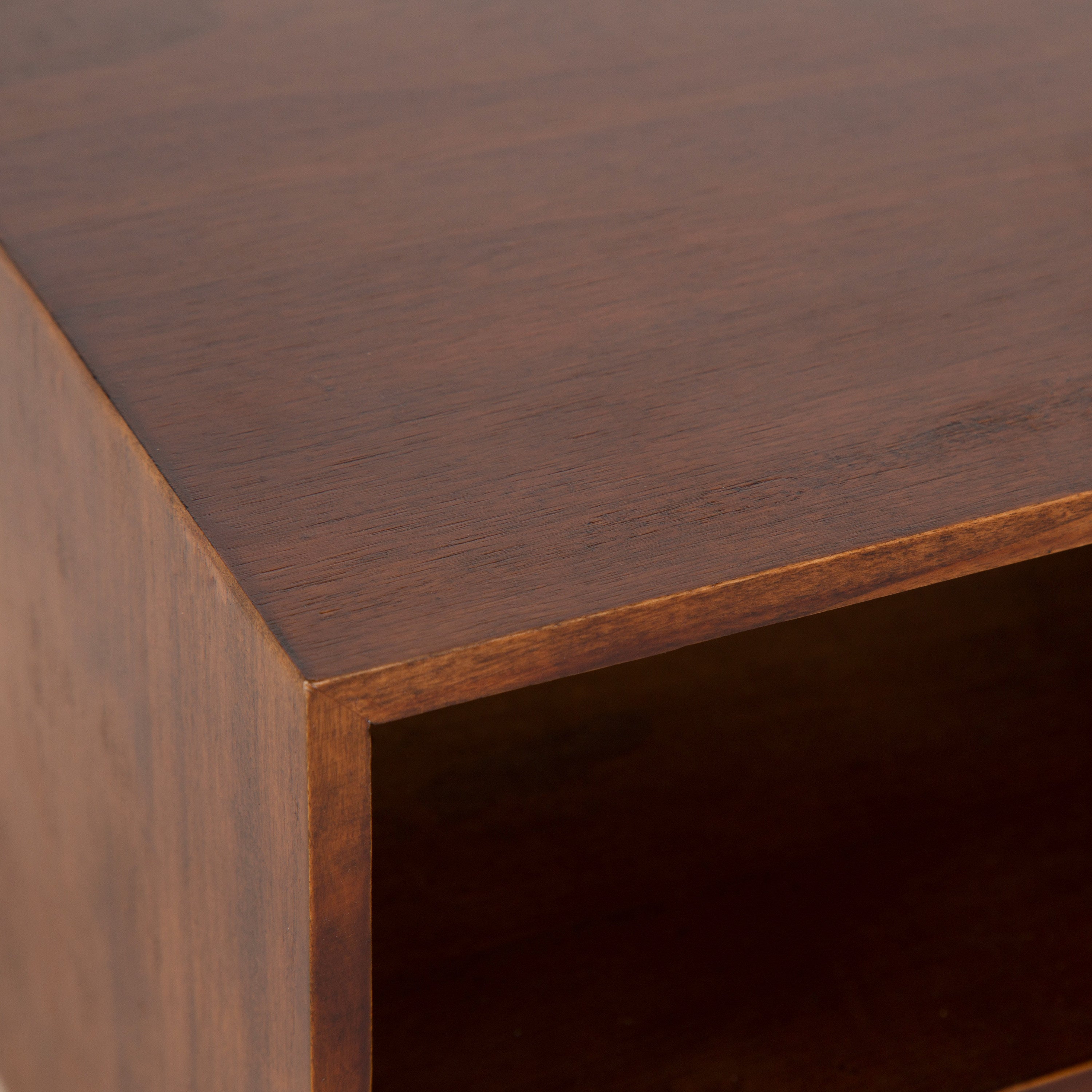 Floating Side Table Dark Brown 12.5x10x7 5