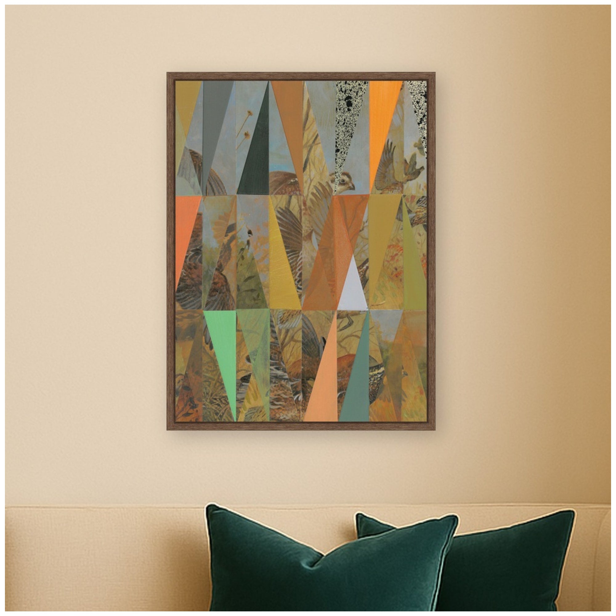 Framed Canvas 18x24 Sylvie Walnut 6