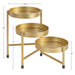Tabletop Planter Gold 7x7x10 3