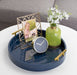 Single Tray Navy Blue 15.5" Diameter 5