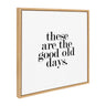 Sylvie Good Old Days Framed Canvas by Maggie Price of Hunt and Gather Goods
