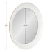 Round Mirror White Gold 22x22 5
