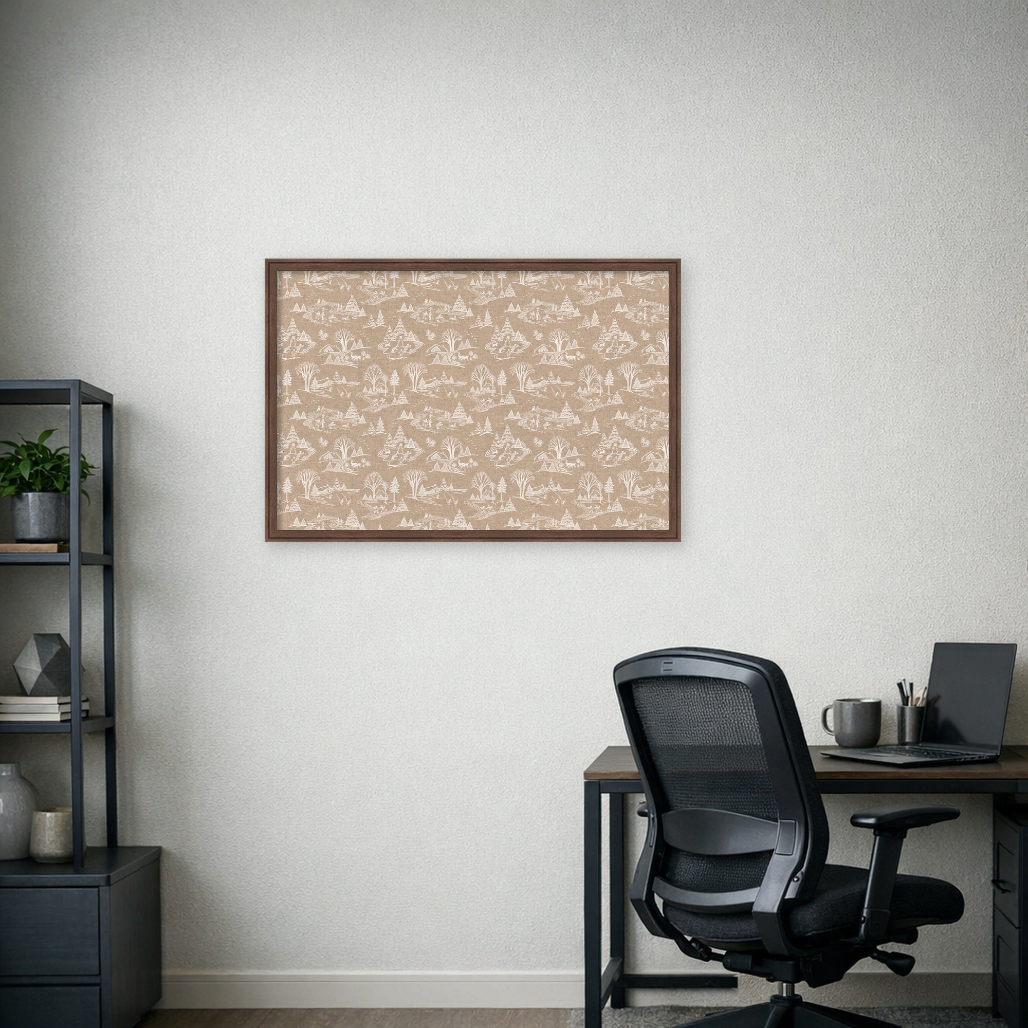 Magnetic Canvas Florence Medium Brown 38x26 7