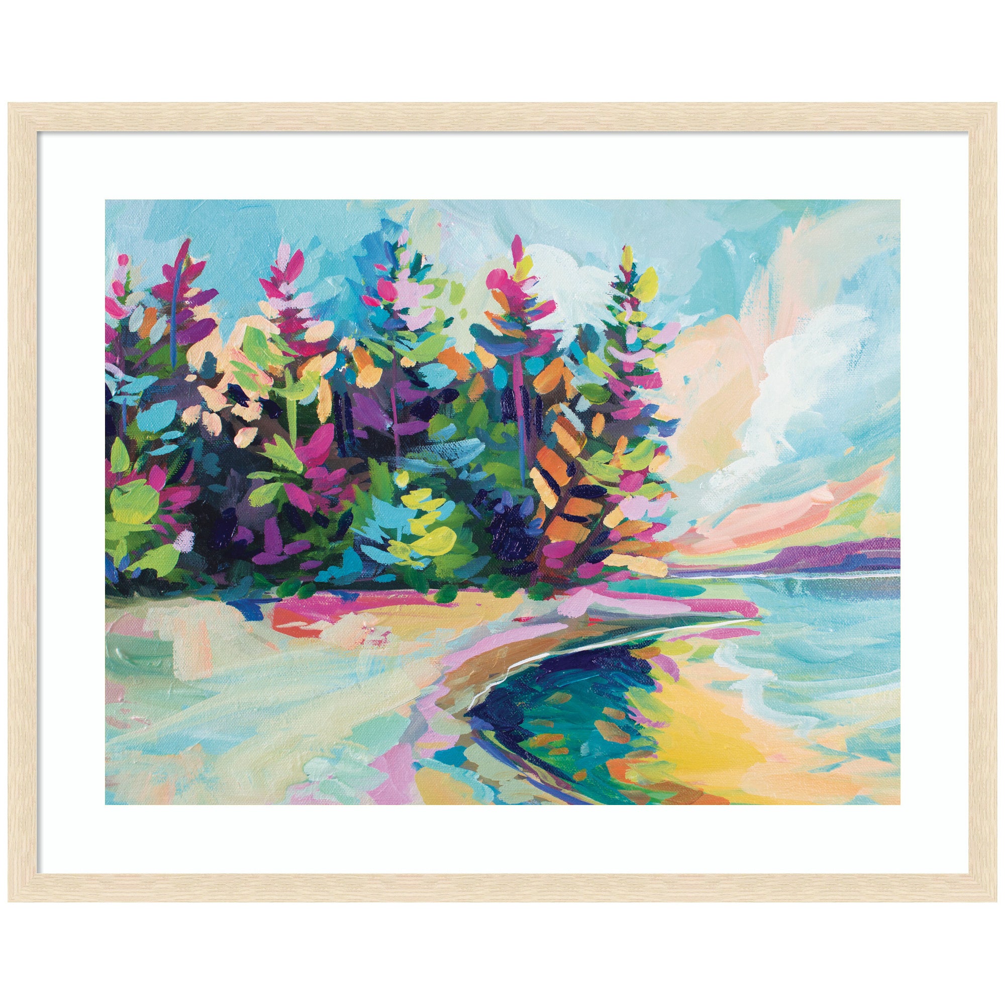 Framed Art Saturday In Door County by Rachel Christopoulous