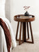 Side Table Walnut Brown 18x18x22 8