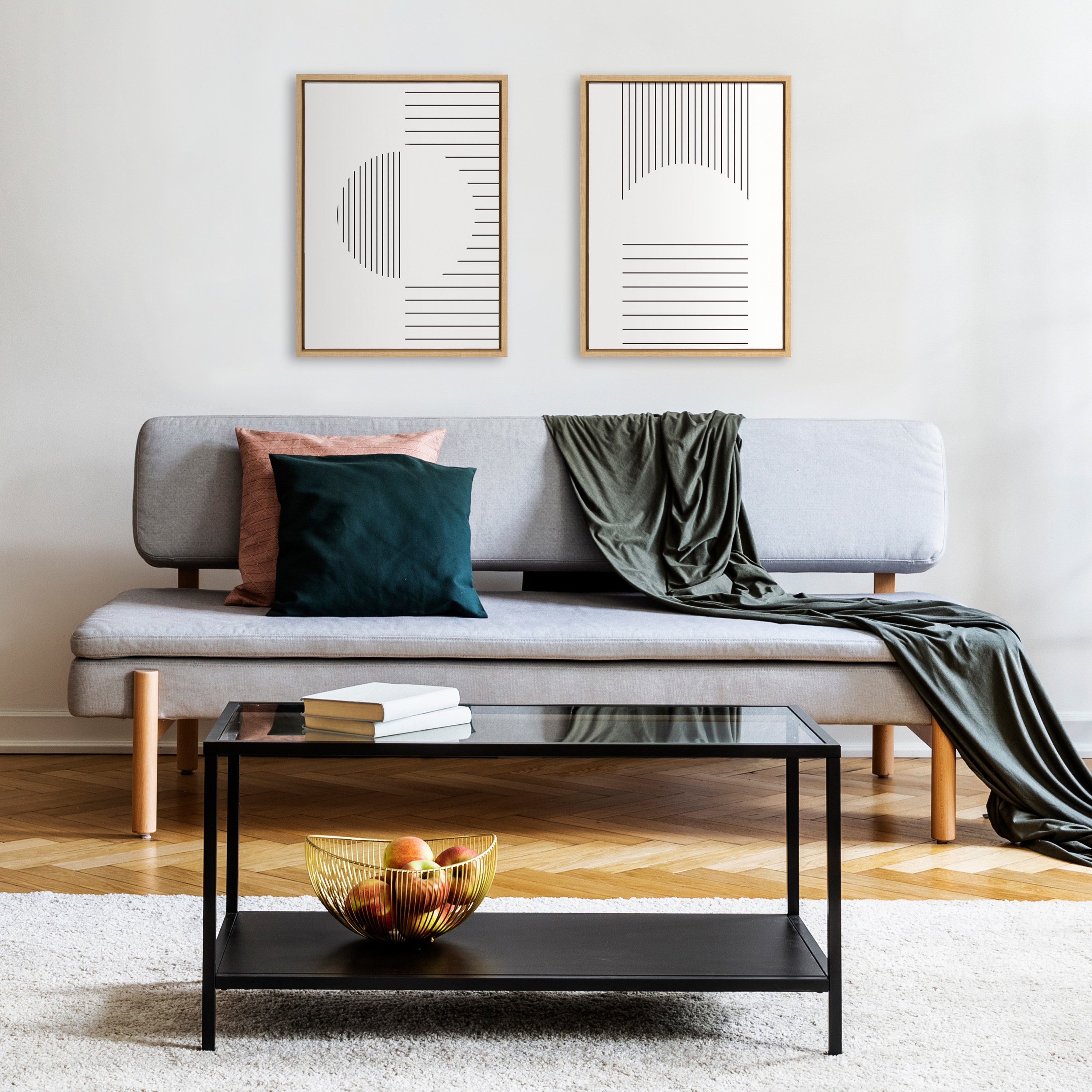 Art Set 2 Piece Set 18x24 Sylvie Natural 5