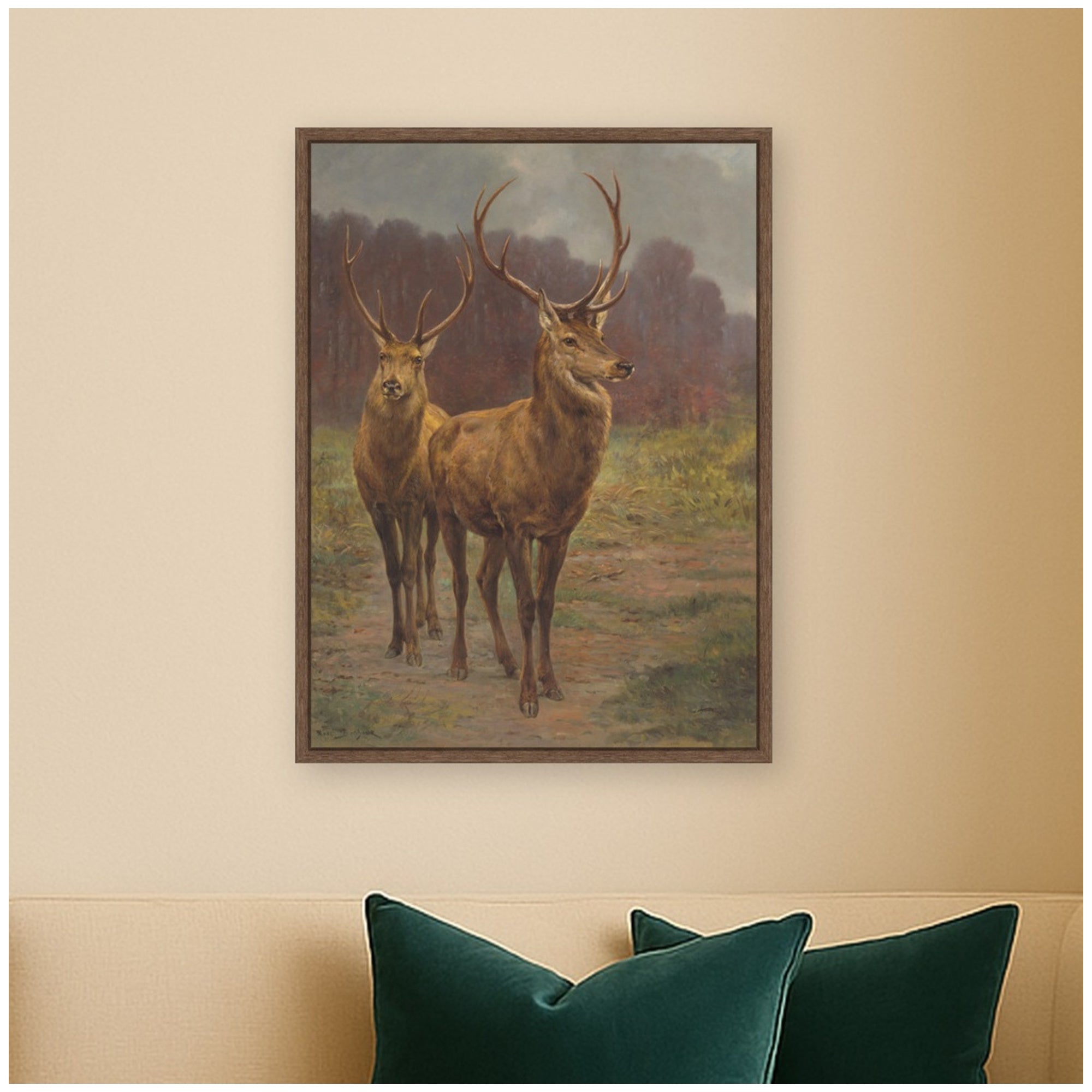 Framed Canvas 18x24 Sylvie Walnut 5