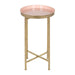 Tea Table Gold Pink 14x14x26 2