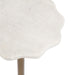 Side Table White Gold 10x10x23 4