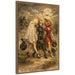 Framed Canvas 23x33 Sylvie Beaded Dark Gold 1