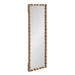 Rectangle Mirror Rustic Brown 18x50 1