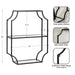 Accent Shelf Black 18x24 2