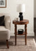 Side Table Walnut Brown 16x16x24 6