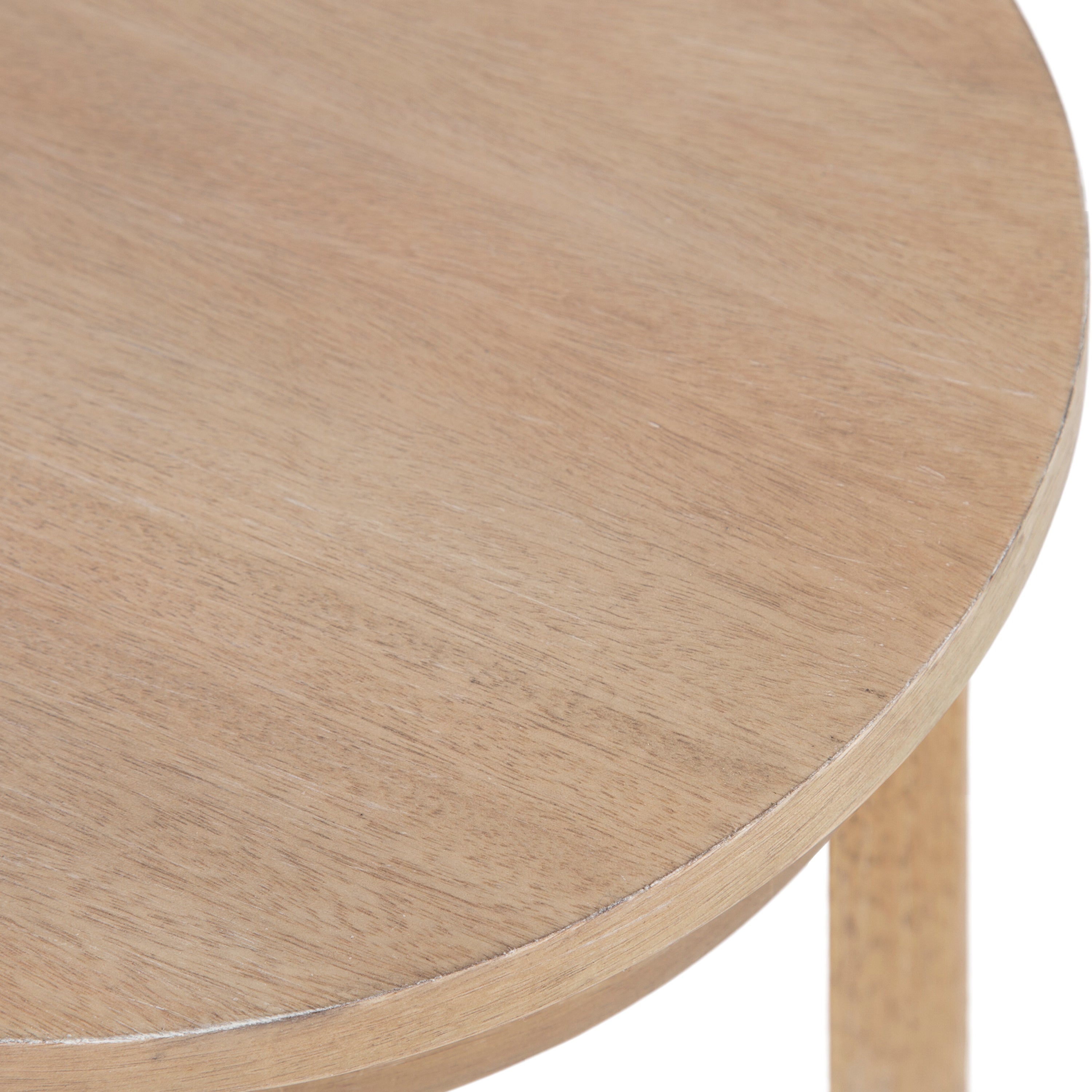 Side Table Natural Beige 12x12x30 6