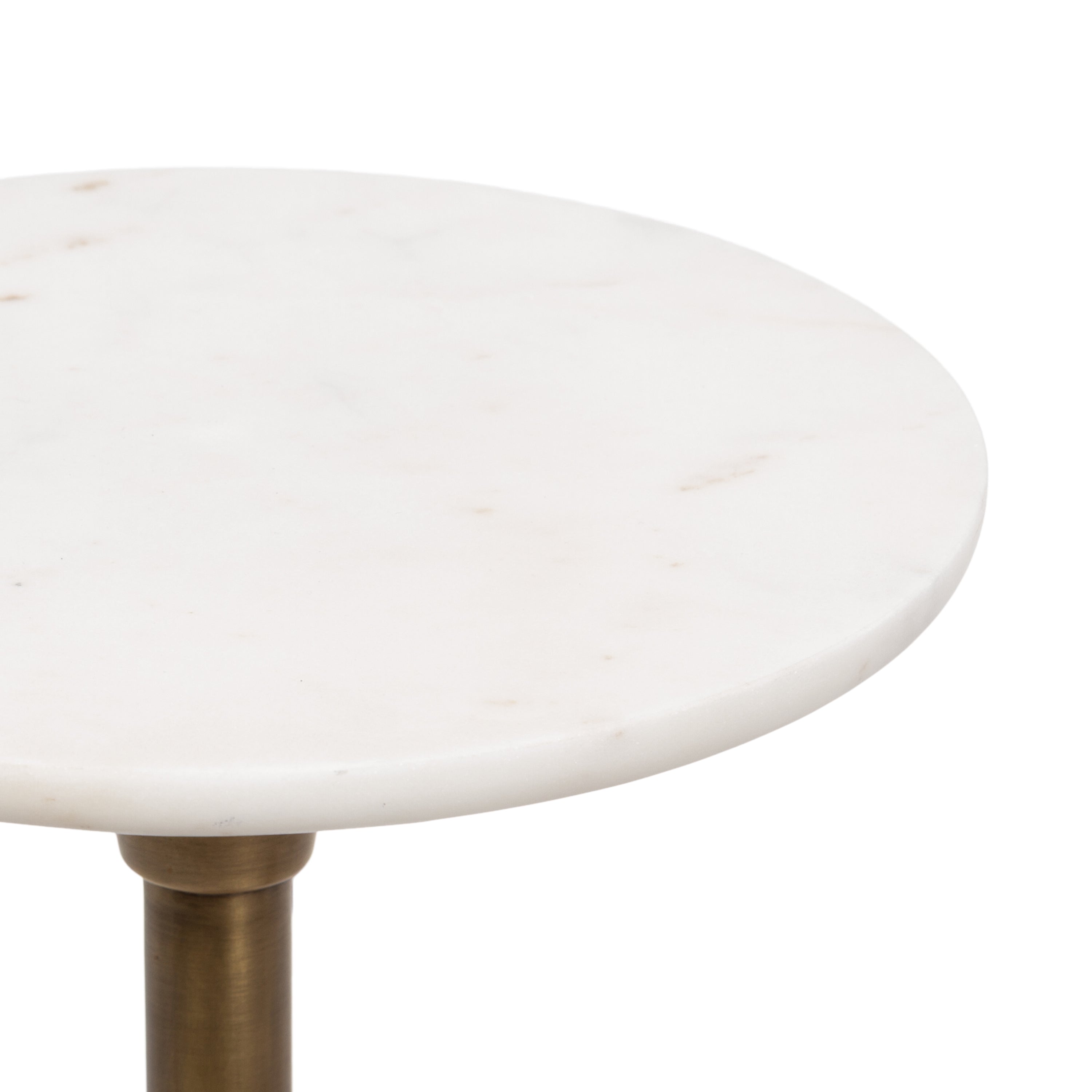 Drink Table Dark Brown Gold 10x10x22 3