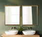 Rectangle Mirror Gold 24x30 7