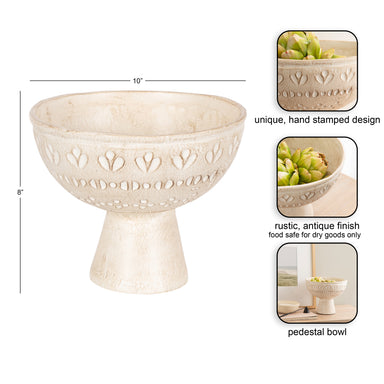 Serving Bowl 10" Diameter Ivory 2