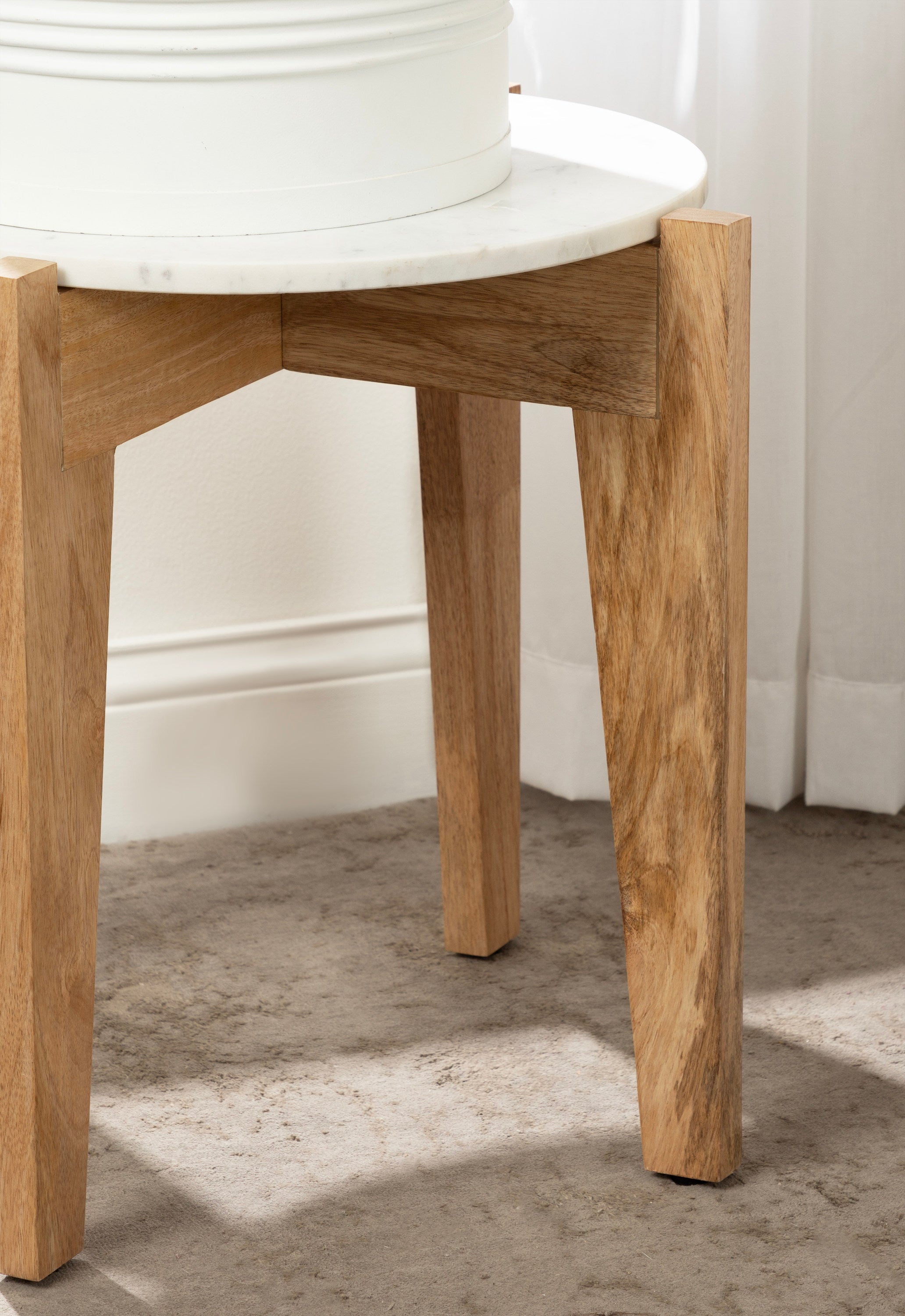 Icelyn Marble Side Table