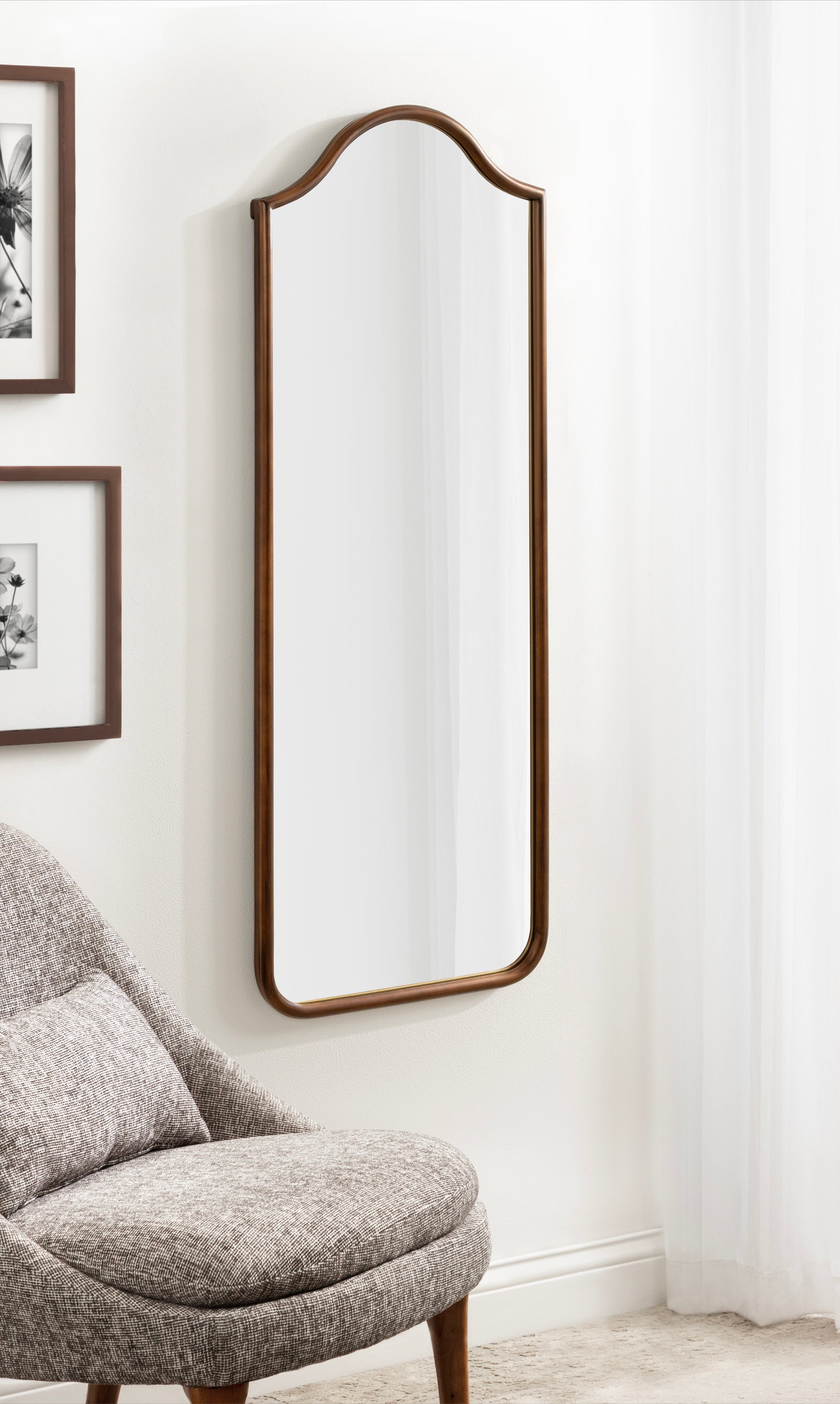 Arch Mirror Bronze 18x48 6
