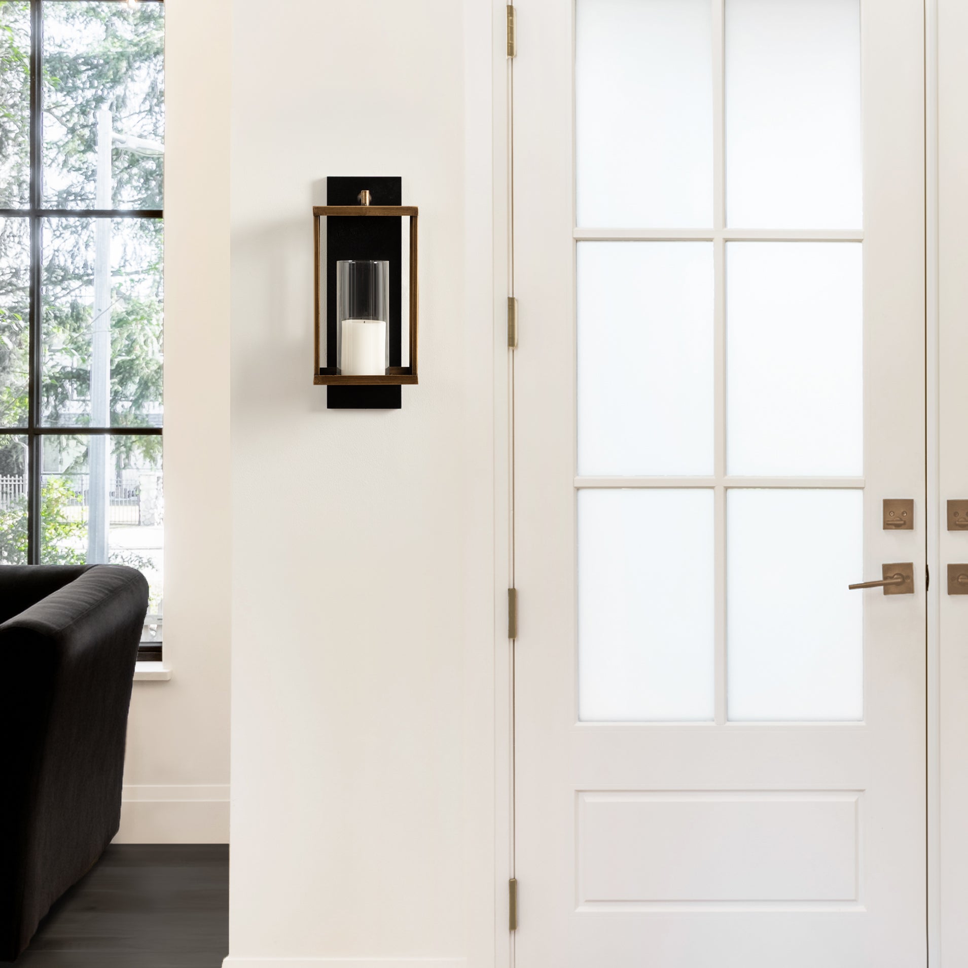 Wall Sconce 7x6x16 Black 6