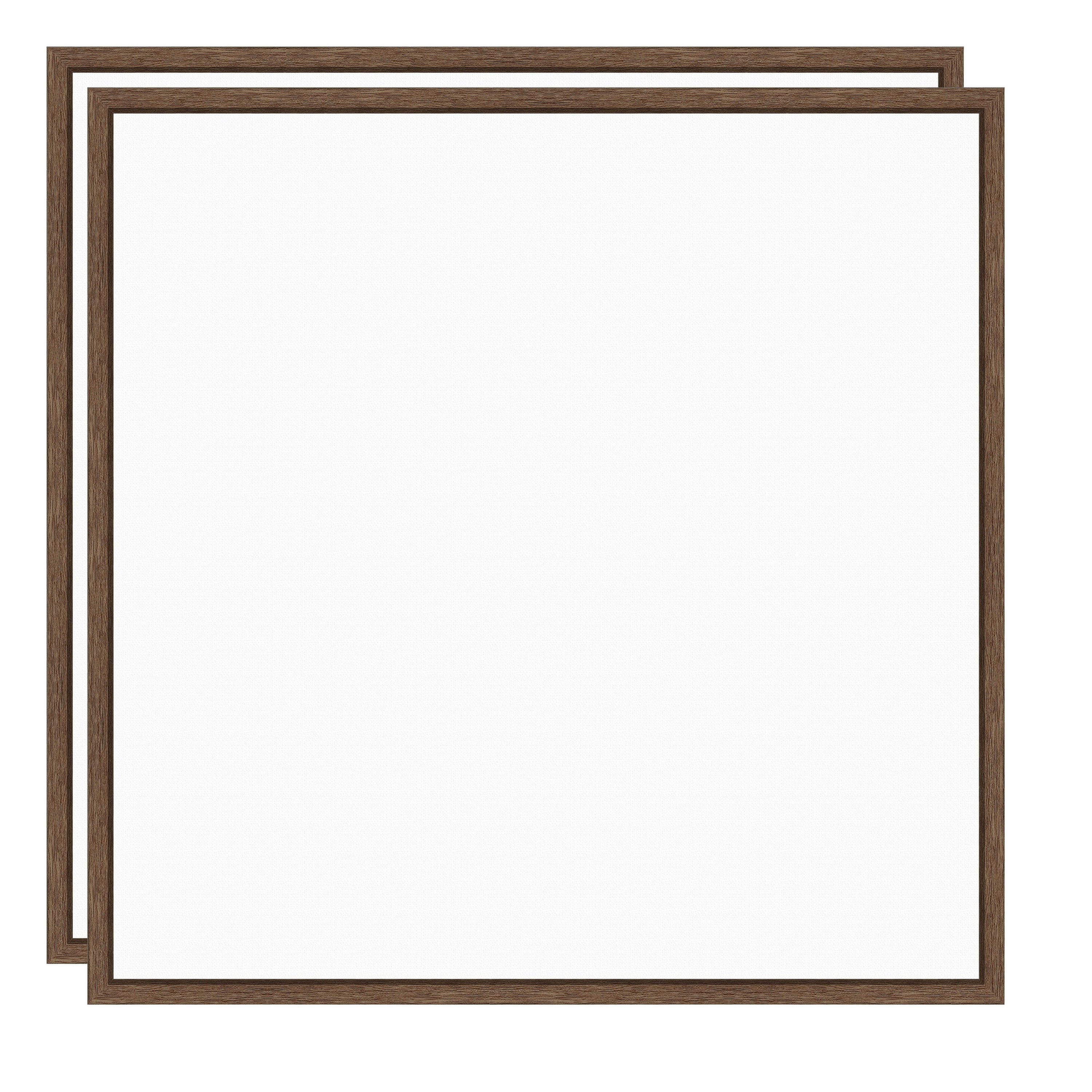 Art Set 2 Piece Set 22x22 Sylvie Walnut 1