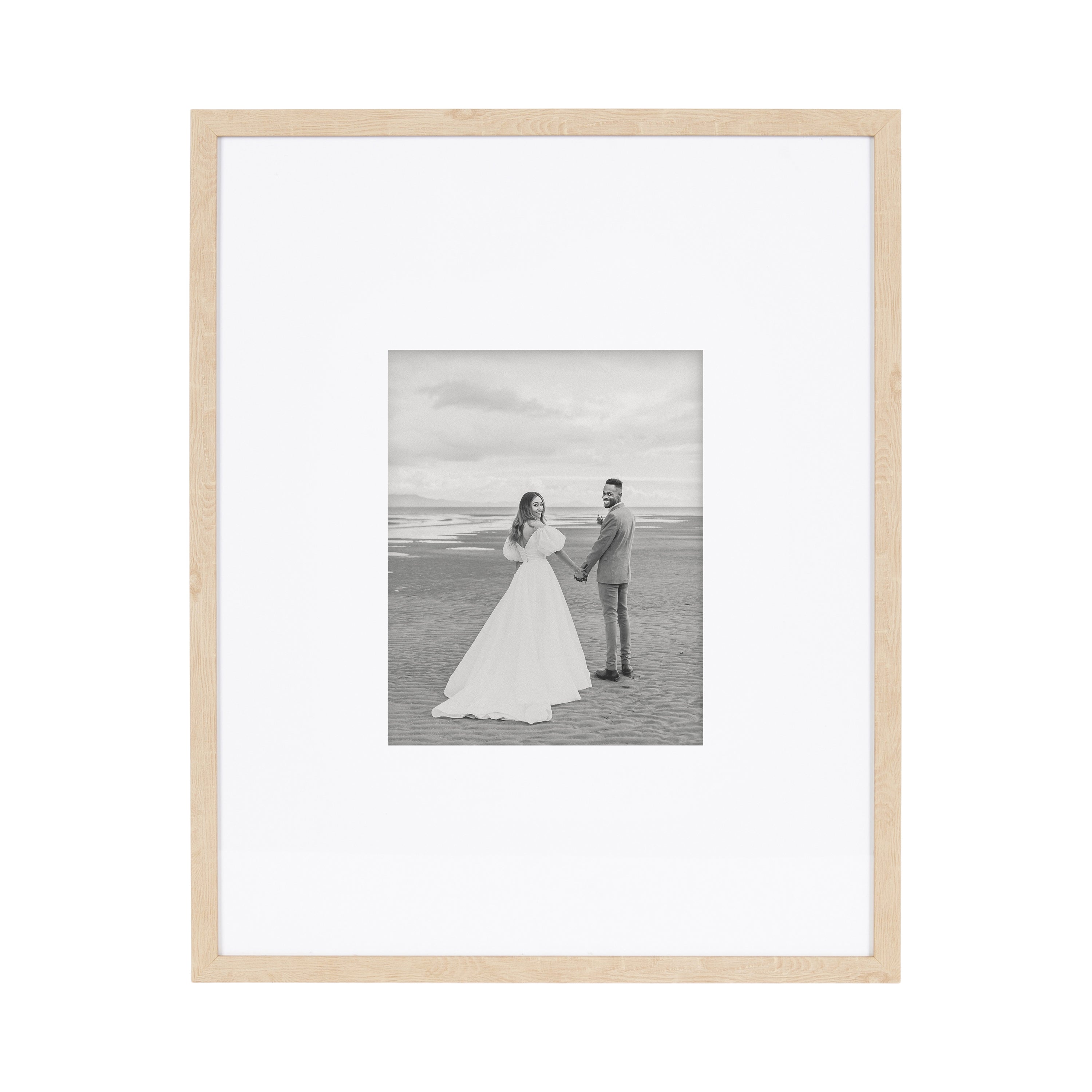 Wall Frame Natural 16x20 matted to 8x10 6