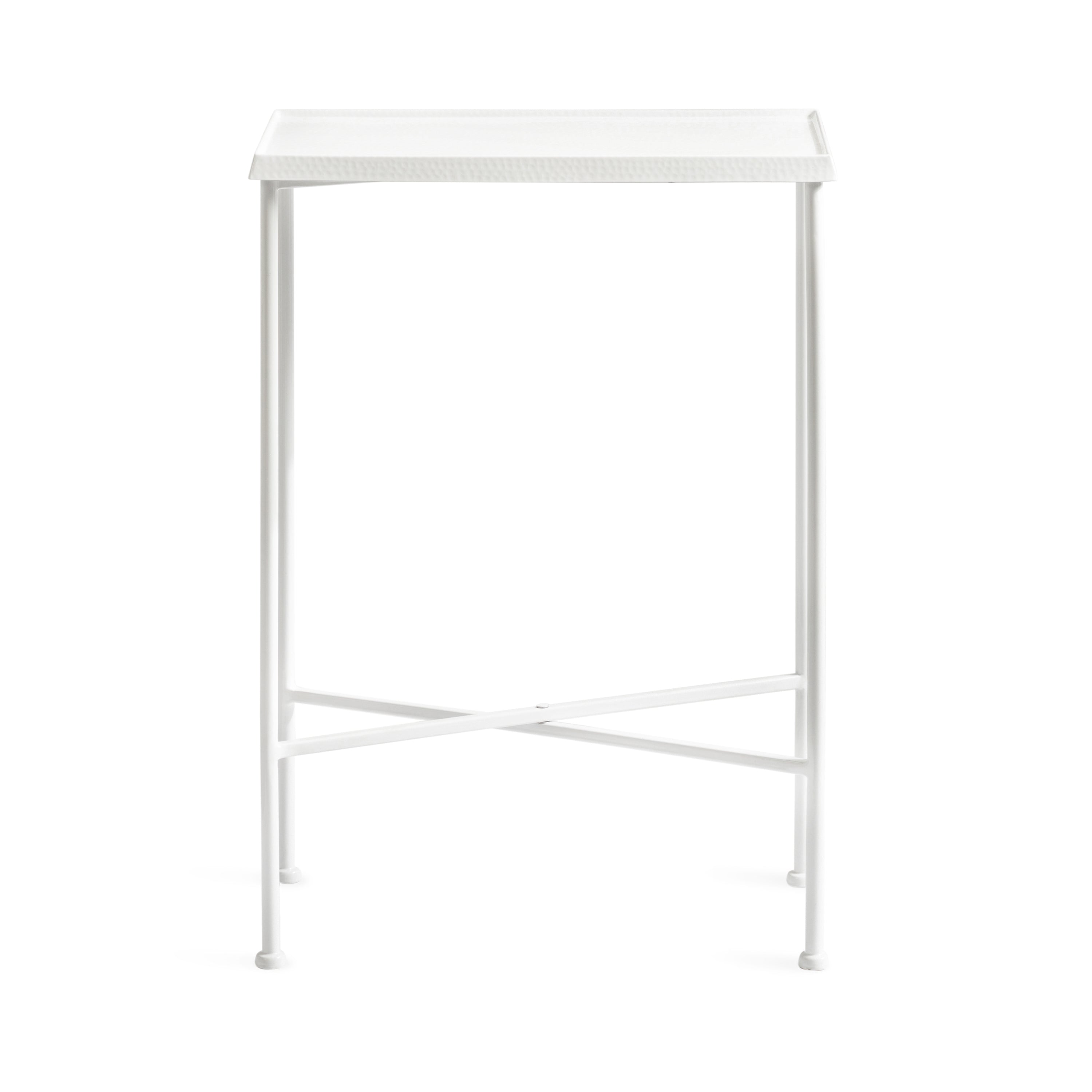 Side Table White 17x9x24 5