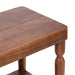 Side Table Walnut Brown 22x14x26 3