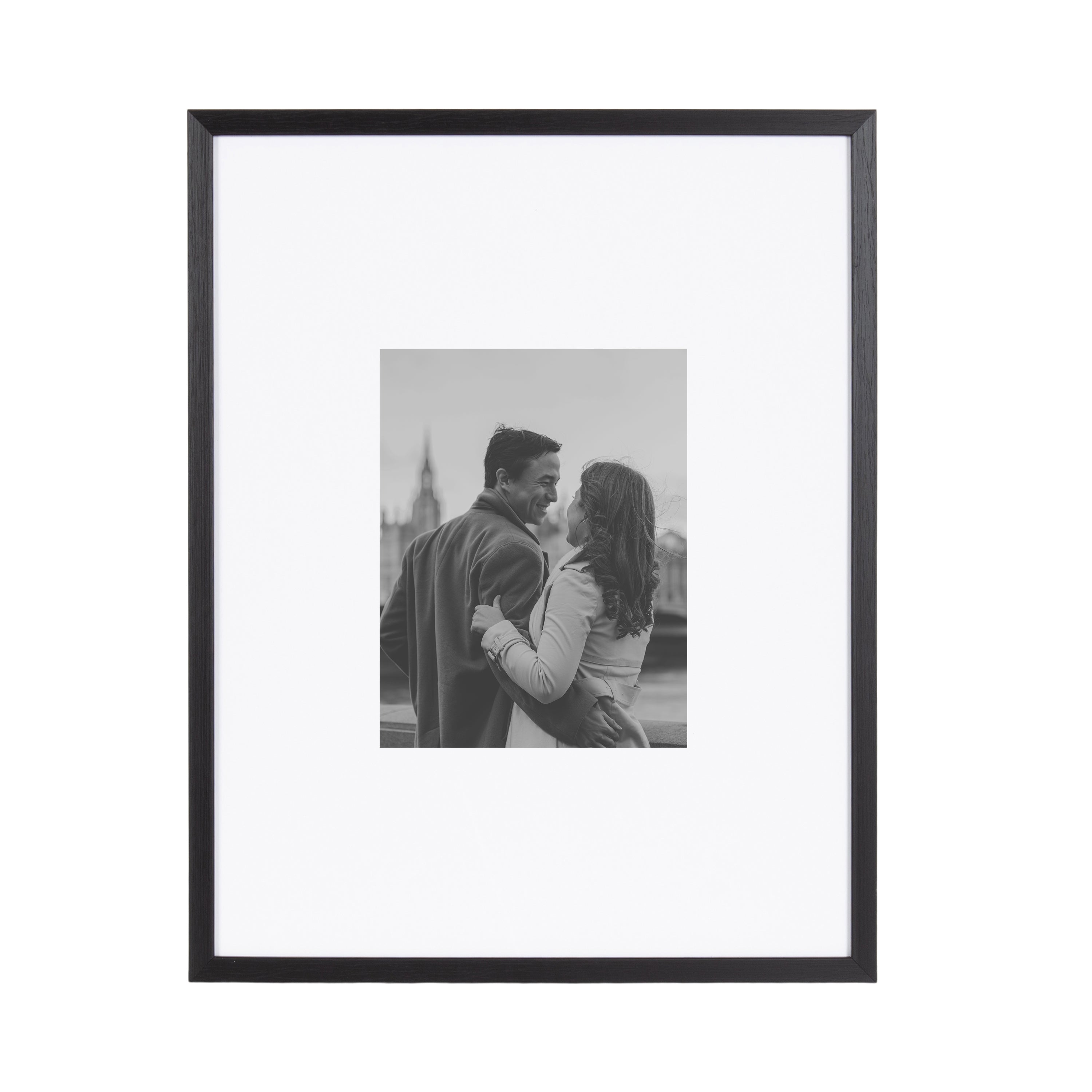 Wall Frame Black 16x20 matted to 8x10 6