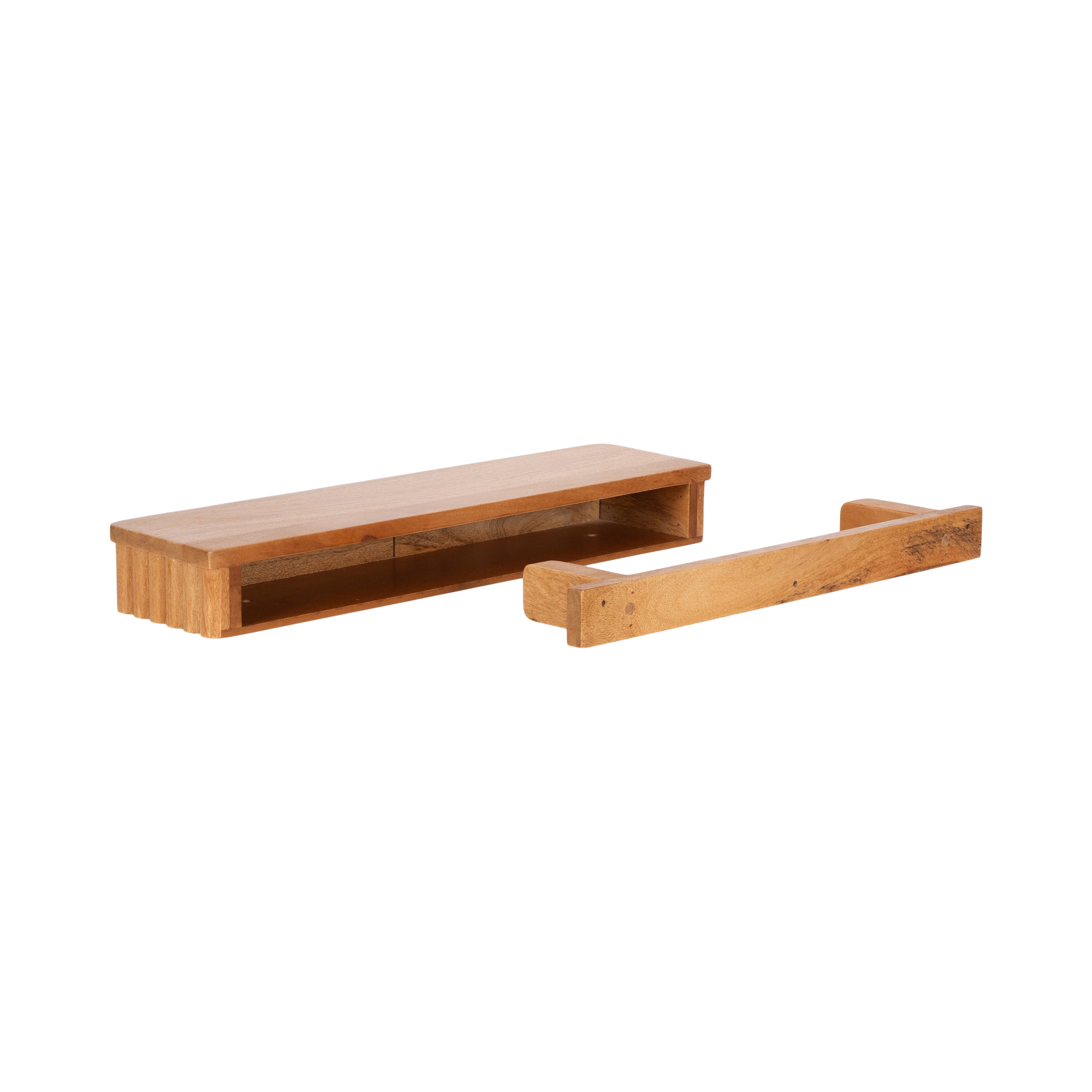 Floating Shelf 2 Piece 20" Natural 4