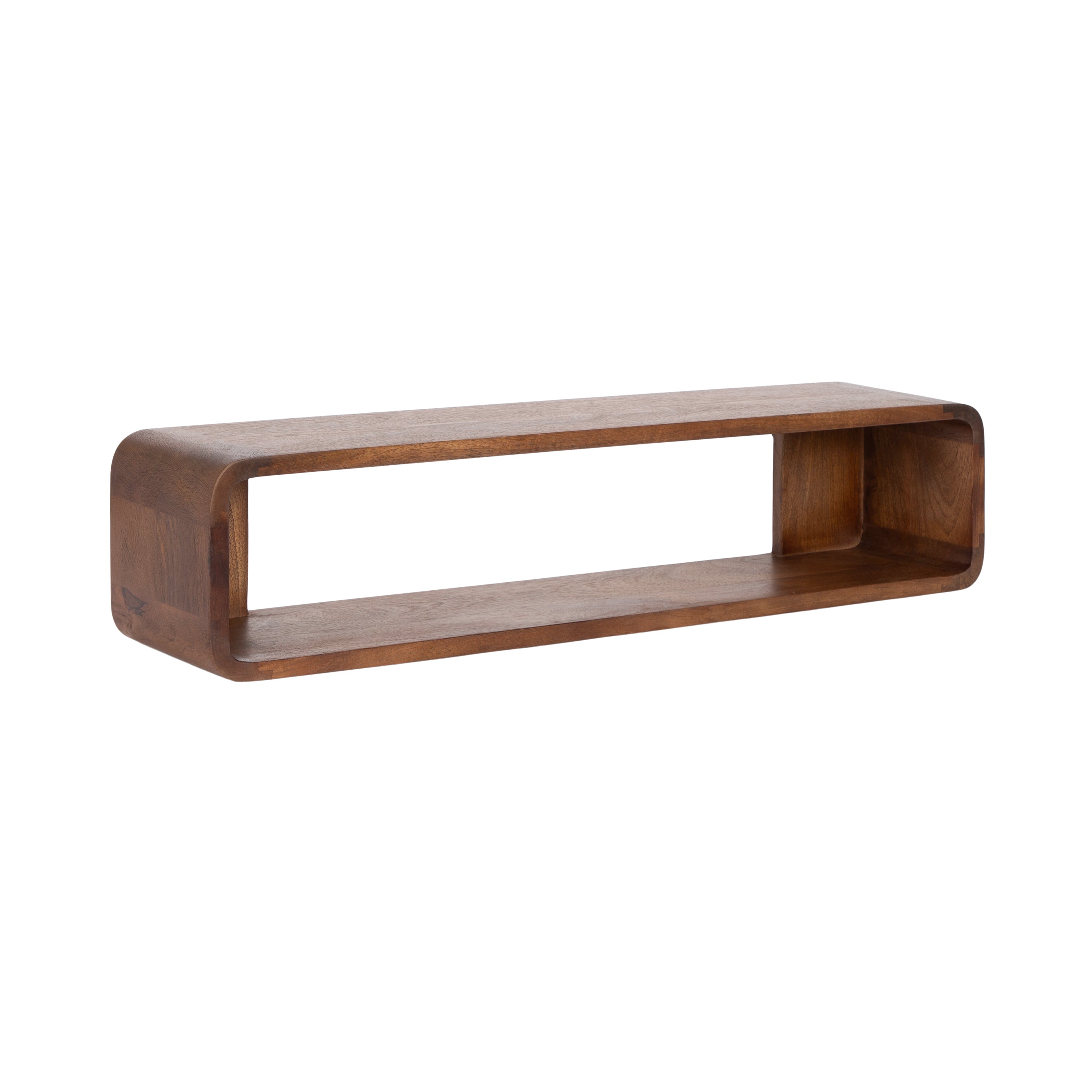 Floating Console Table Walnut Brown 30x7x7 1