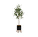 Faux Tree 5.5' Black Rustic Brown 1