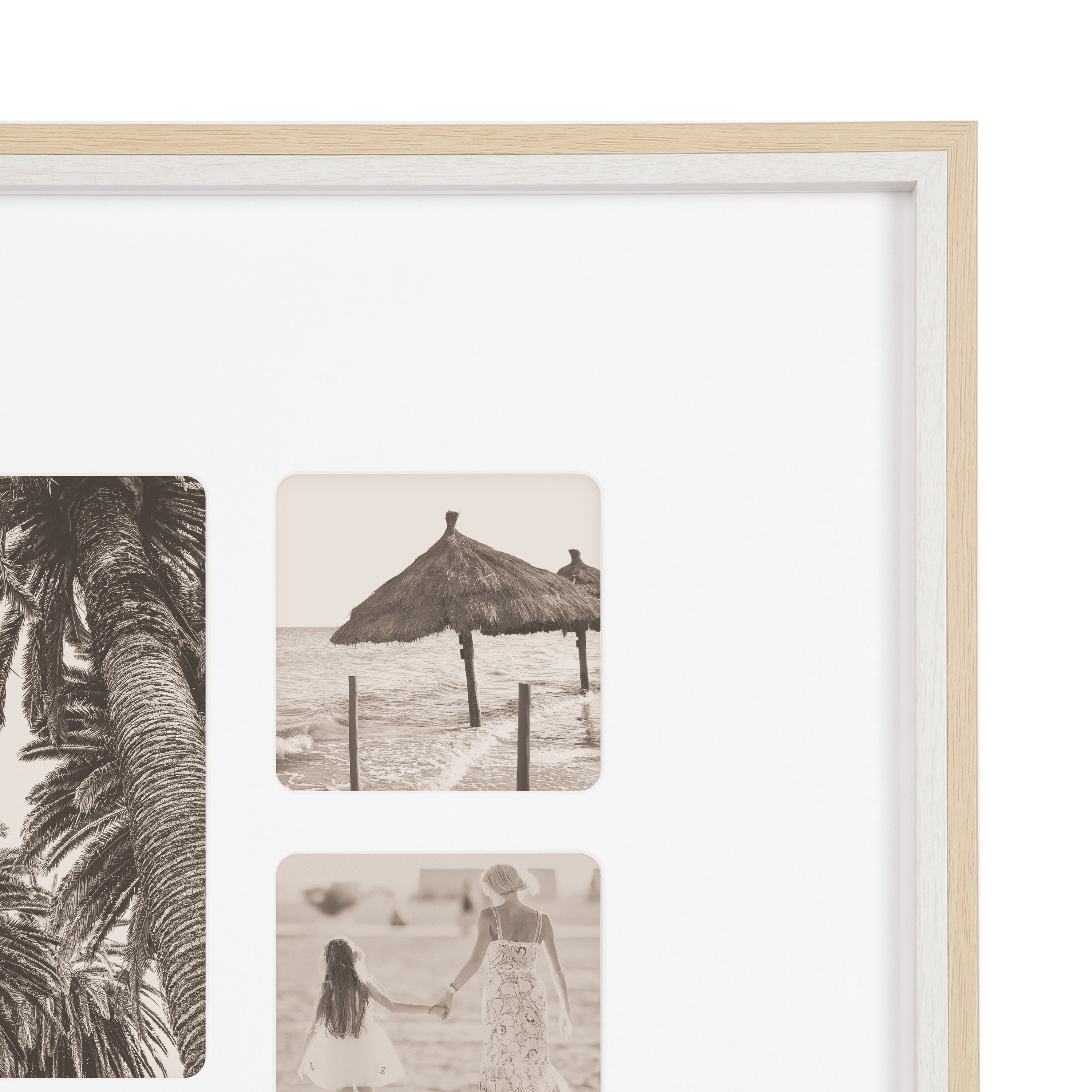 Collage Frame 21x21 White Natural 3