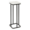 Credele Marble and Metal Drink Table