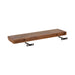 Floating Shelf Walnut Brown 2 Piece 24 Inch 4