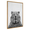 Sylvie Bear Framed Canvas by Simon Te Tai