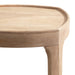 Side Table Natural Beige 16x16x24 3