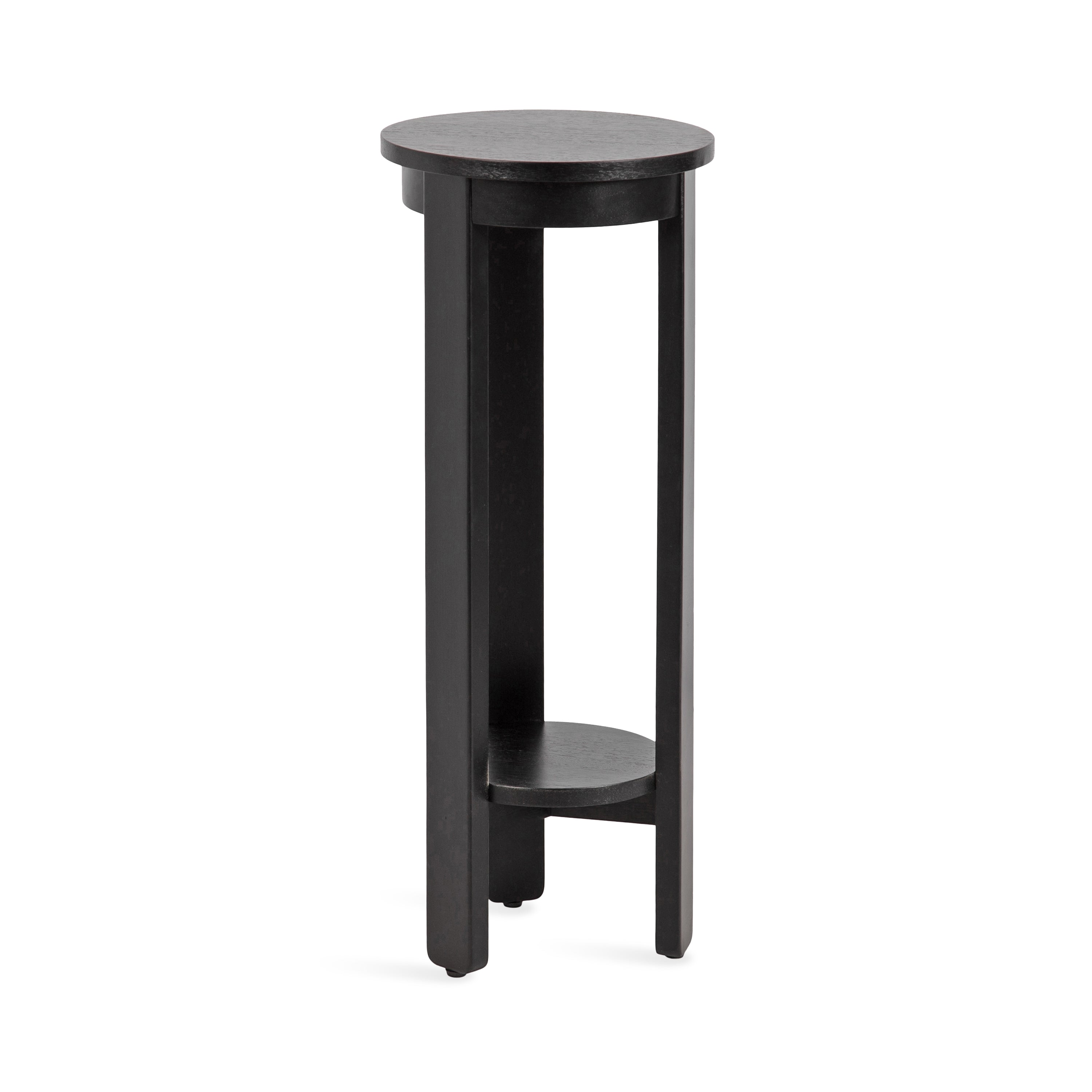 Side Table Black 12x12x30 5