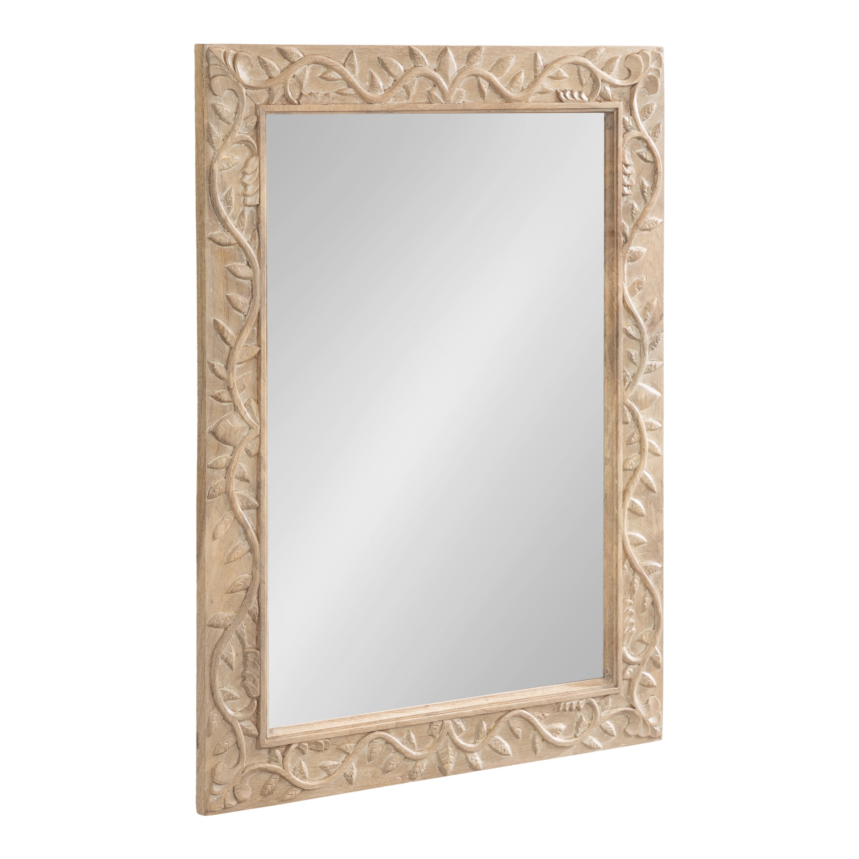 Natesa Carved Wood Mirror