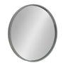 Travis Round Wood Accent Wall Mirror