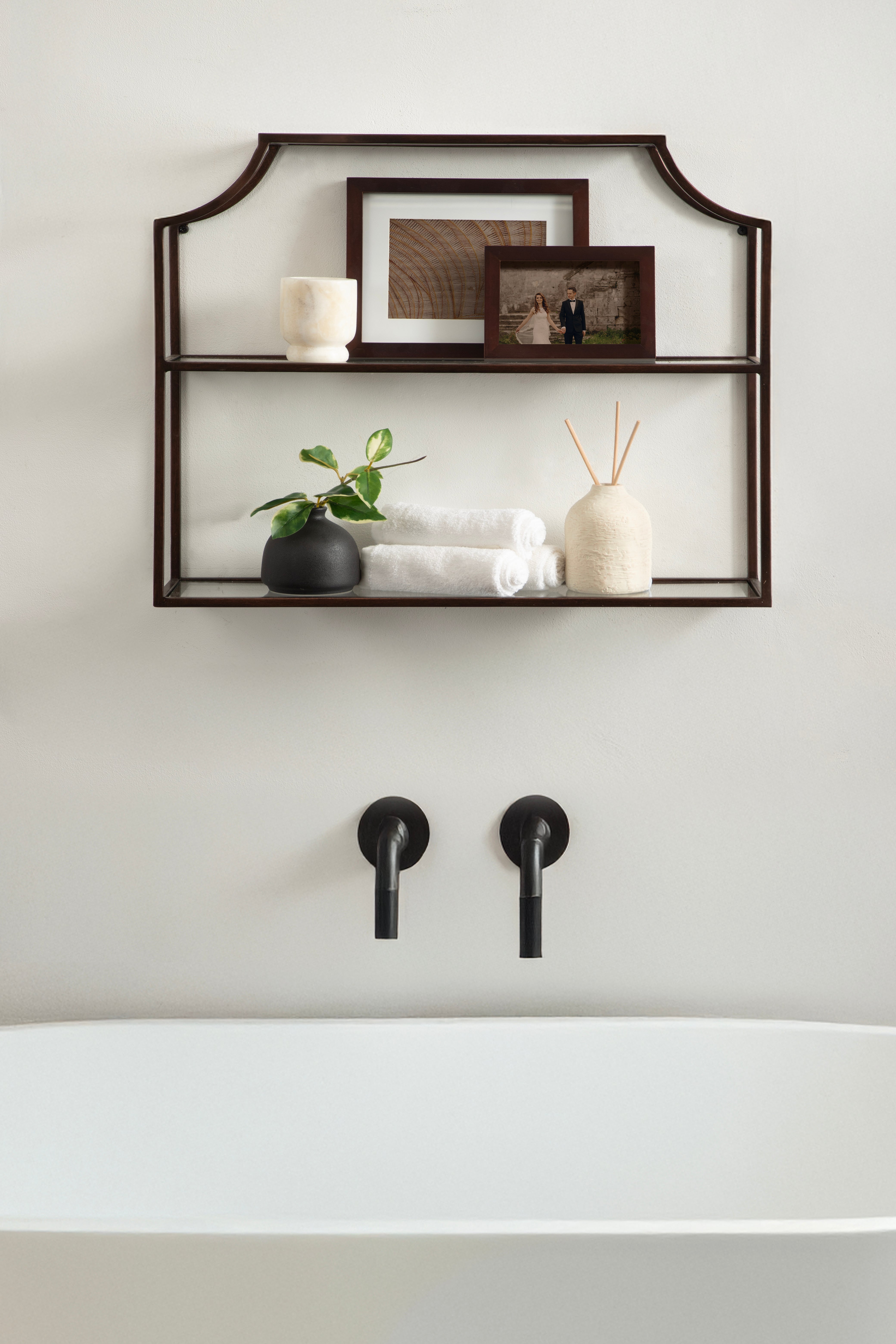 Accent Shelf Bronze 24x20 7