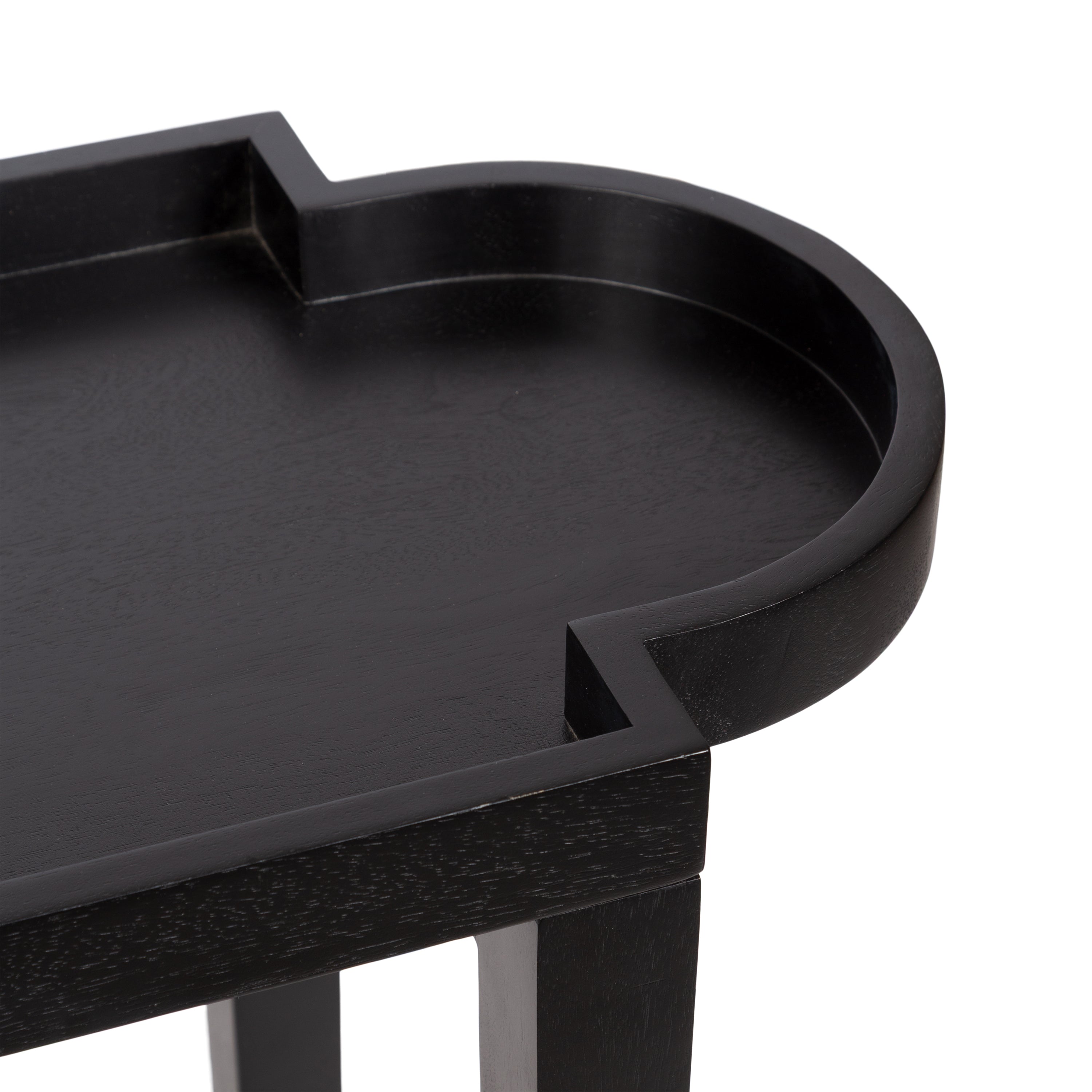 Console Table Black 38x14x30 3