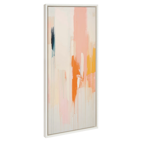 Sylvie Fiesta Abstract Framed Canvas by Amy Lighthall