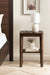 Side Table Dark Brown 16x10x25 7
