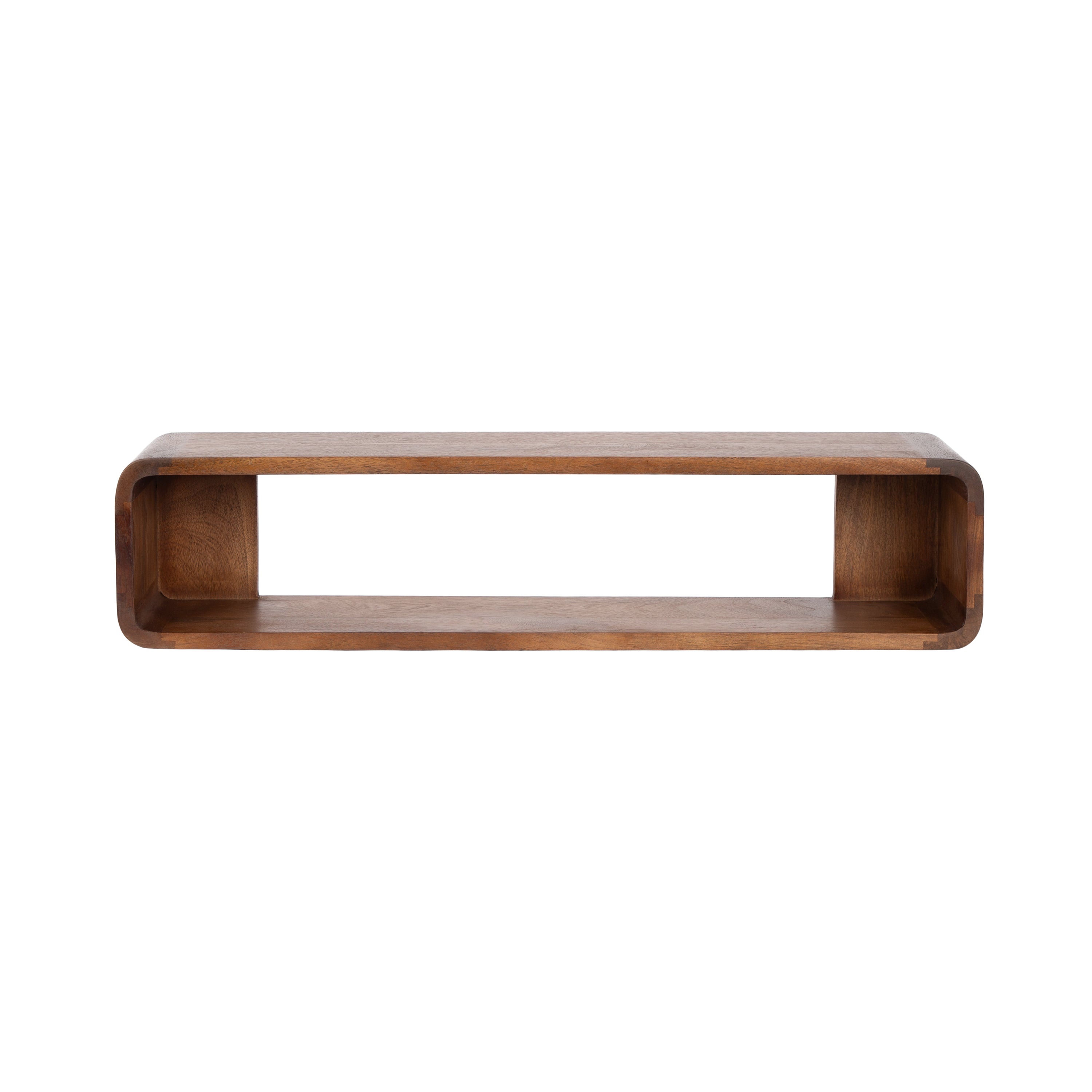 Floating Console Table Walnut Brown 30x7x7 5