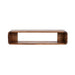 Floating Console Table Walnut Brown 30x7x7 5