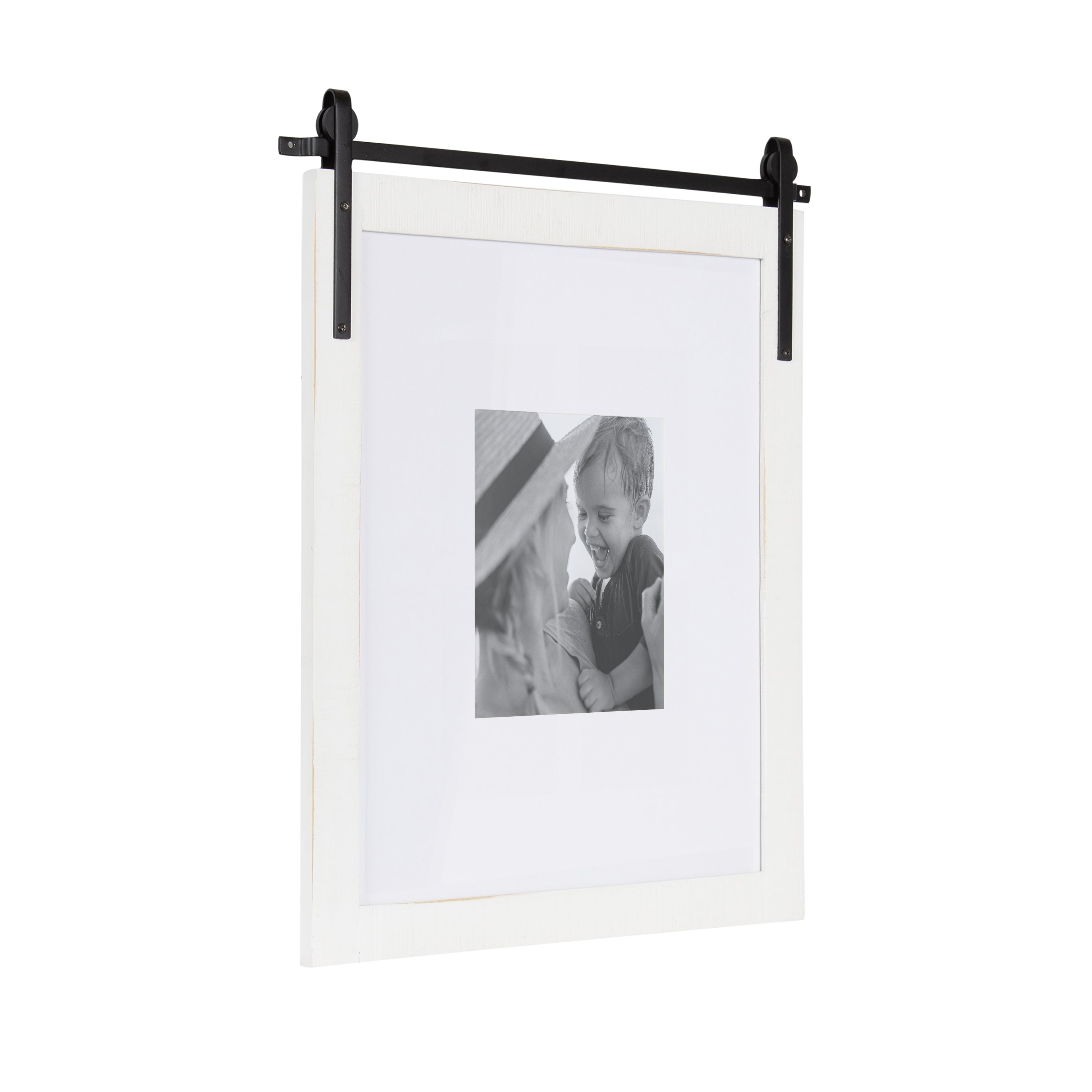 Wall Frame White 16x20 matted to 8x10 1